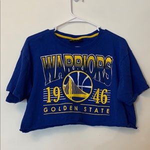 WARRIORS GOLDEN STATE CROP TOP